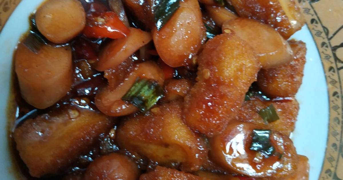 Resep Tumis Nuget Sosis Saus Tiram Pedas Oleh Nurul Amalina Rachmawati Cookpad