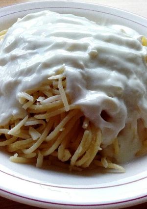 A picture of Damascene spaghetti.