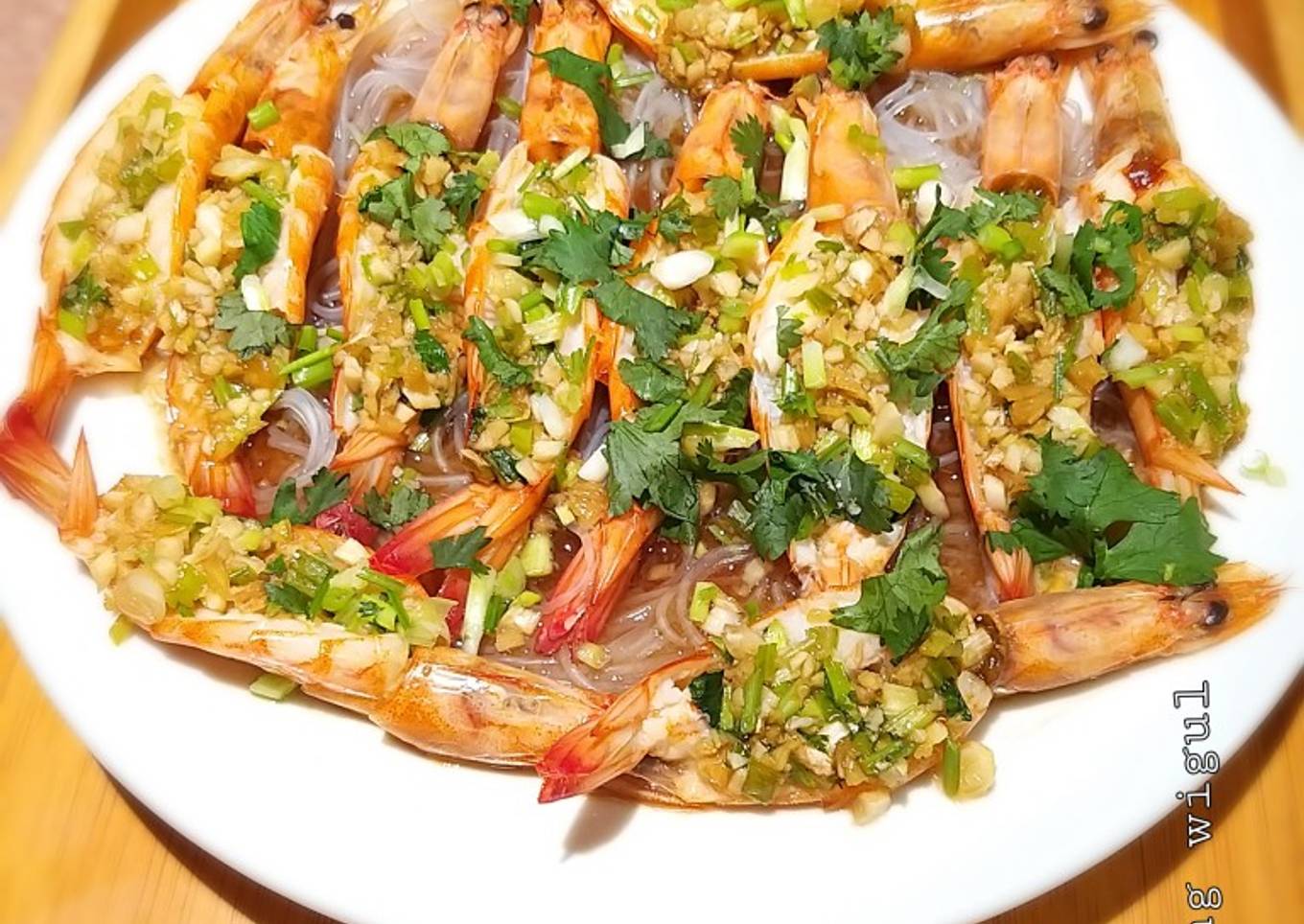 142.Steam udang ala hongkong