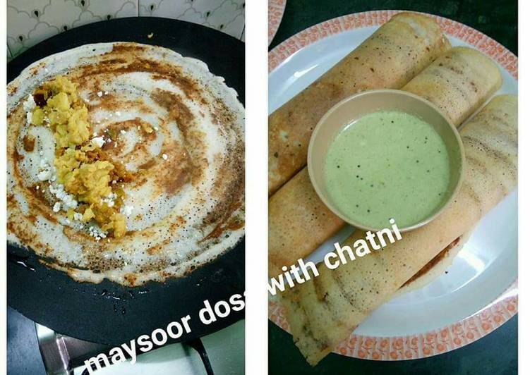 One Simple Word To Mysore dosa with coconut chutney