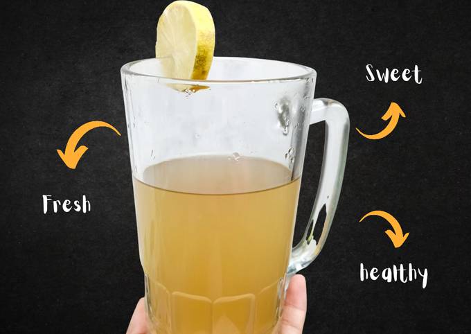 Cara Membuat Teh lemon madu Irit Anti Gagal