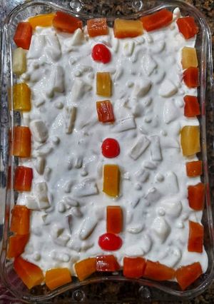 A picture of Russian salad.