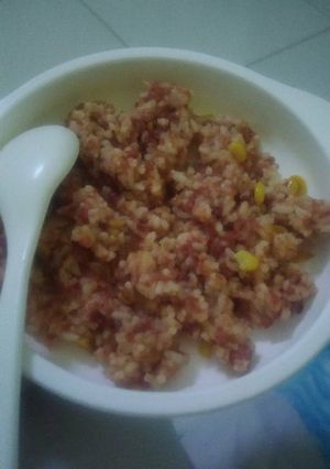 Foto resep Mpasi nasgor kornet dan jagung