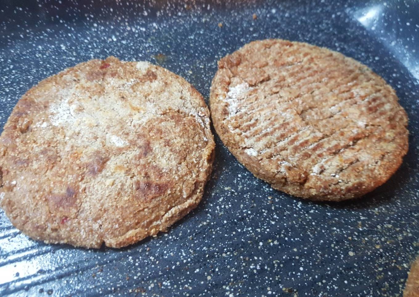Hamburguesas de soja y lentejas