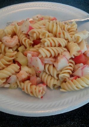 A picture of Seafood Pasta Salad.