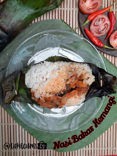 Foto resep Nasi Bakar Ayam Suwir Kemangi