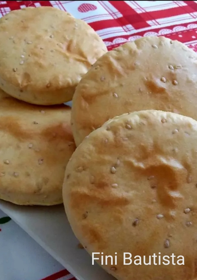 Una foto de Pan de ajonjolí sin levadura