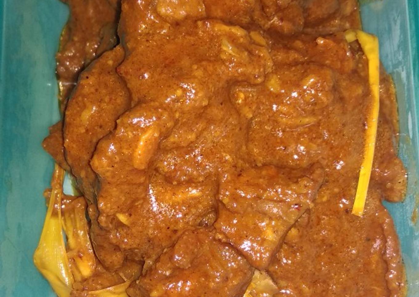 Rendang daging sapi