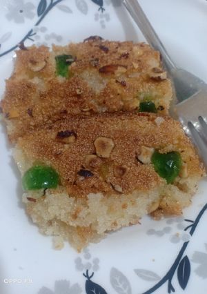 صورة لوصفة 🌰بسبوسه بالبندق🌰😋