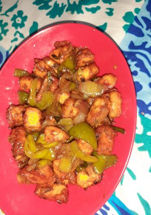 पनीरचिल्लीPaneer chilli recipe in Hindi रेसिपी मुख्य फोटो