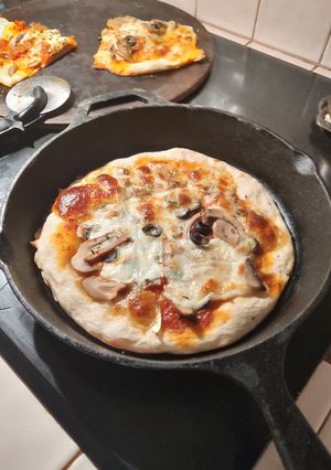 A picture of Sourdough pizza.