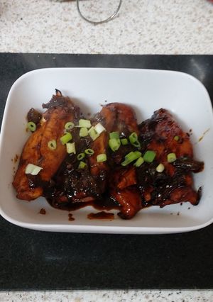 A picture of Lovely Bang Bang Chicken 🥰#Mainmeal.