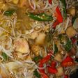 Tumis toge asin jambal