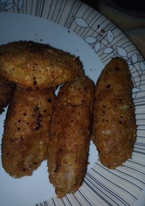 A picture of Yam balls.