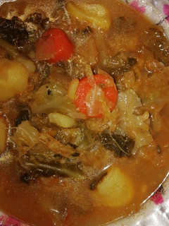 Una foto de Caldo con verduras