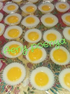 Foto resep Puding telur ceplok mangga vanila