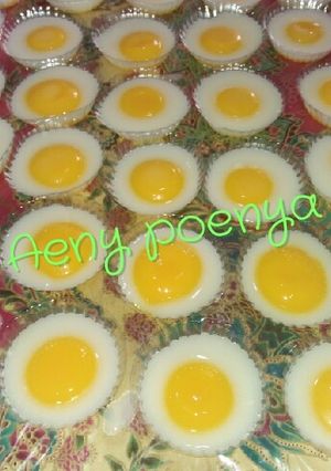 Foto resep Puding telur ceplok mangga vanila