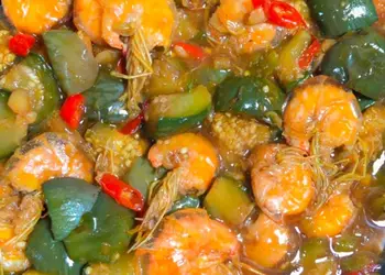 Resep Unik Udang Terong Saus Tiram Ala Warteg