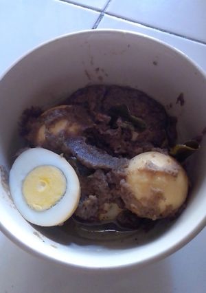 Foto resep Rendang telur simple #RabuBaru #BikinRamadanBerkesan