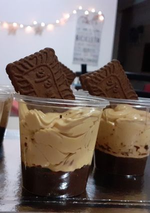 Una foto de Shot chocotorta