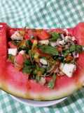 Insalata di cocomero e pecorino