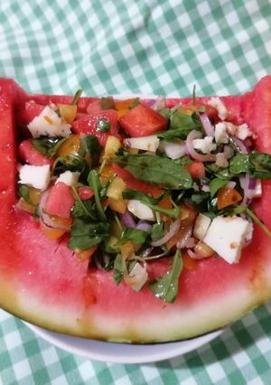 Foto di Insalata di cocomero e pecorino