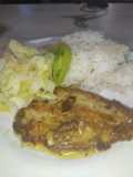 Filete de pescado en salsa de limón