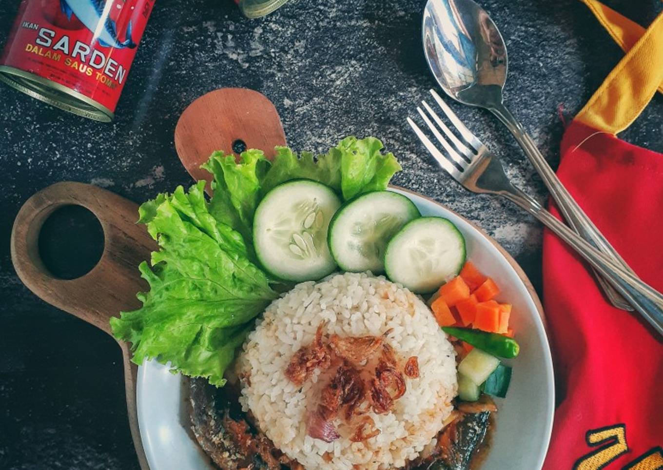 Nasi Sarden Tahu