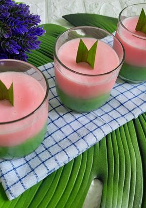 Foto resep Puding Nutrijell 2 Warna