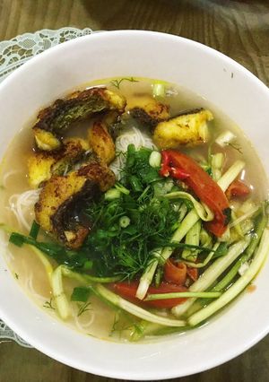 Hình của món Bún cá đơn giản.