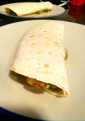 Foto principal de Burritos de calabacín y jamón ibérico al pesto