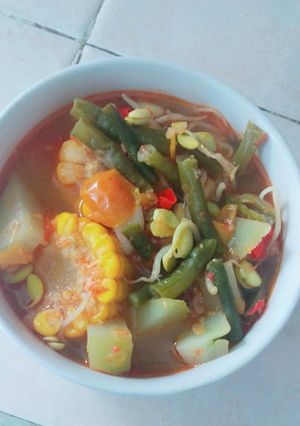 Foto resep Sayur Asem Jakarta simpel ala anak kos