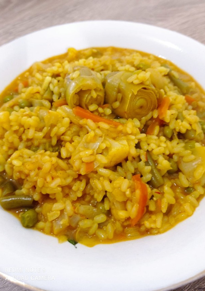 Una foto de Arroz con verduras