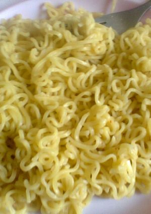 A picture of Cooked Noodles.