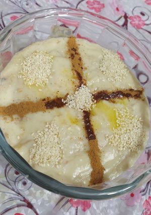 عکسی از دستور حلیم گندم و شیر اصفهان