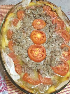 صورة لوصفة لحمة بالفرن