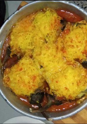 صورة لوصفة باذنجان مشوي بالارز بنة لاتقاوم