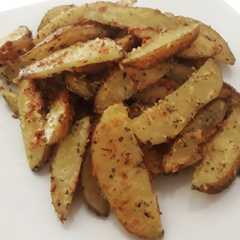 รูปของ Baked potato wedges