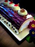 Brazo de gitano de nata y chocolate