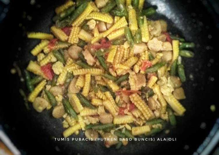 Tumis Pubacis (putren baso buncis) #SelasaBisa