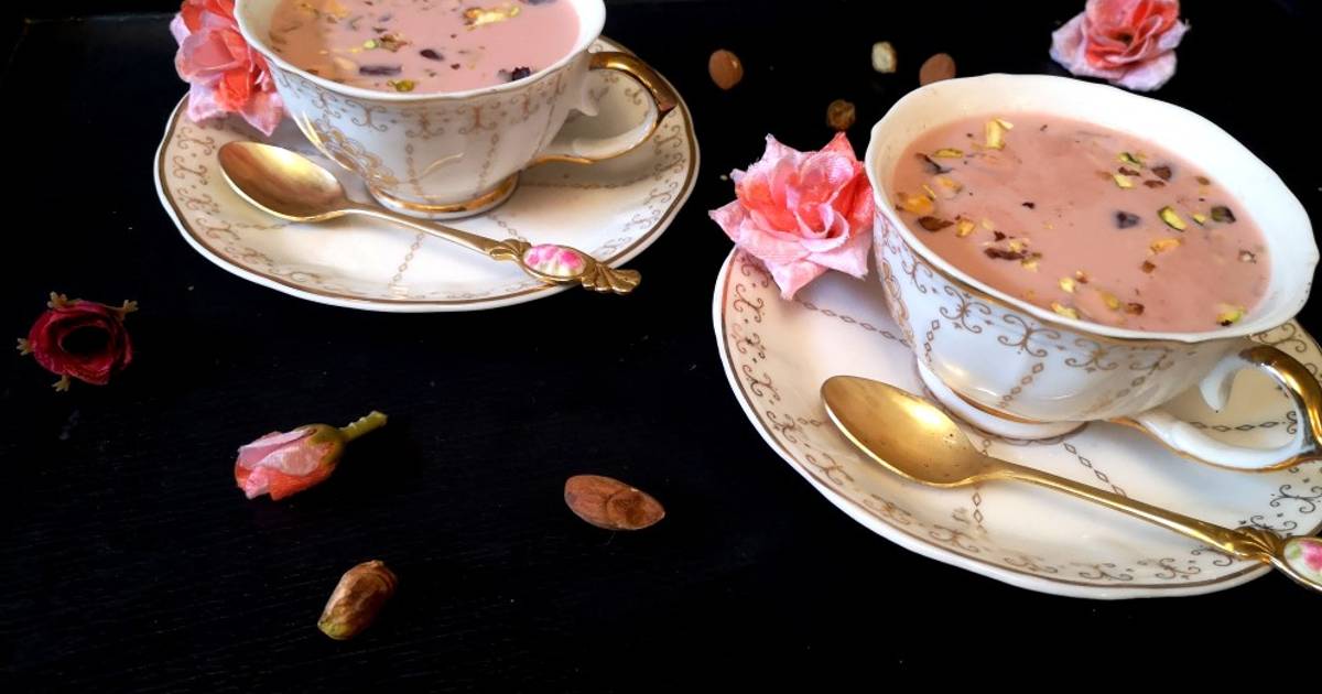 Kashmiri chai /Pink tea Recipe by Rehana Wasim Cookpad
