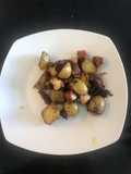 Pulpo con papas amarillas mini