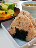 โอนิกิริ+ไข่ม้วน