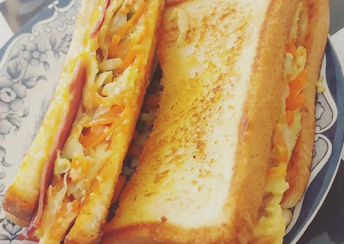 Wajib coba! Resep membuat Korean Street Toast ala drakor Dodosolsollalasol dijamin nikmat