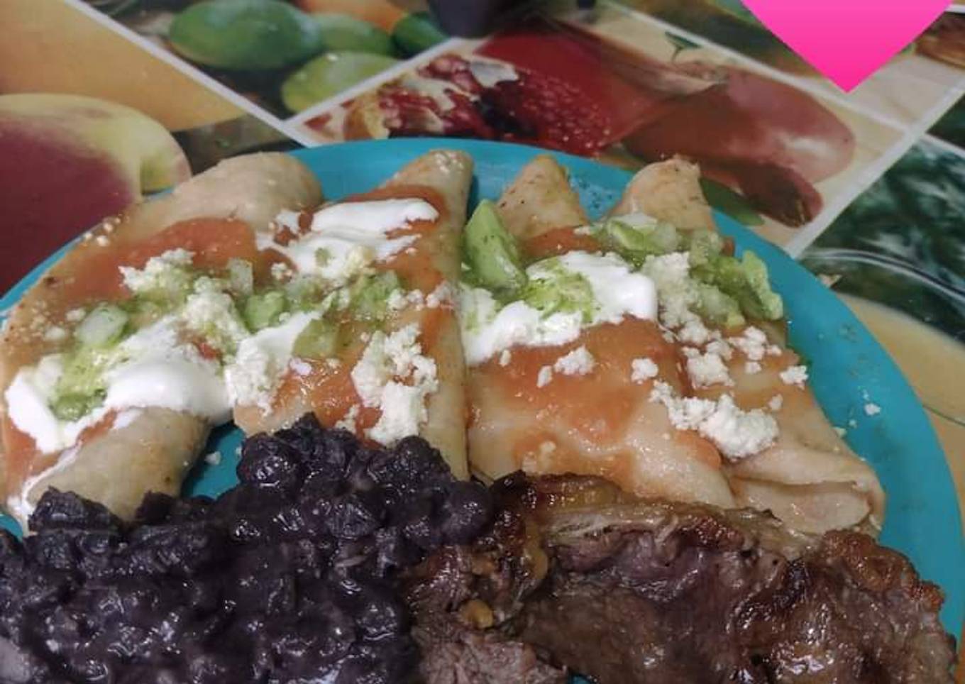 🌮🌮Entomatadas de queso🥗