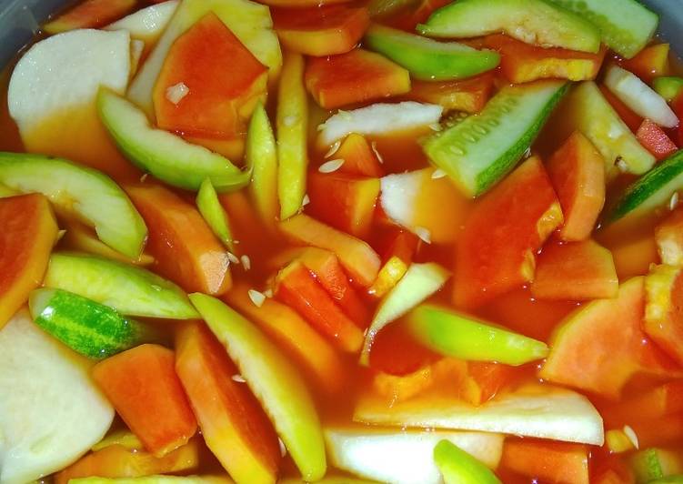 Resep Asinan Buah Cah Anak Betawi Maruga Pamulang Yang Enak