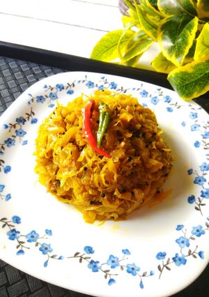সর্ষে দিয়ে বাঁধাকপি ভাজা (shorshe diye bandhakopi bhaja recipe i Bengali) রেসিপির প্রধান ছবি