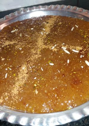 عکسی از دستور ساگو(يه حلواي خوشمزه عربي)