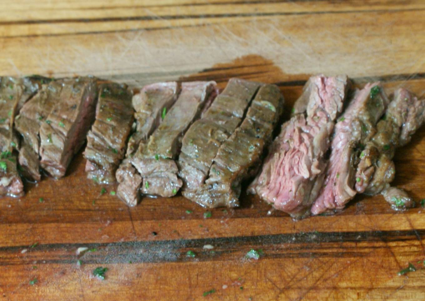 Parsley-Buttered Flank Skirt