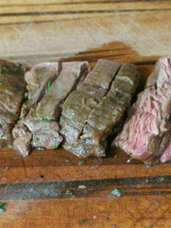 A picture of Parsley-Buttered Flank Skirt.